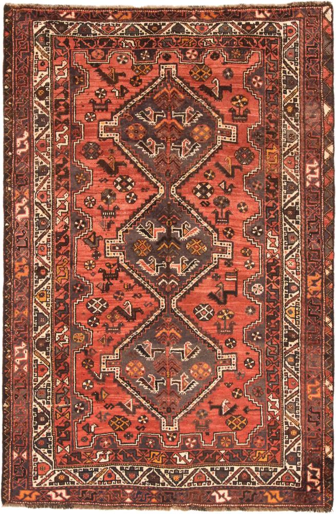 Tapete persa Shiraz 242x160 242x160, Tapete persa Atado à mão