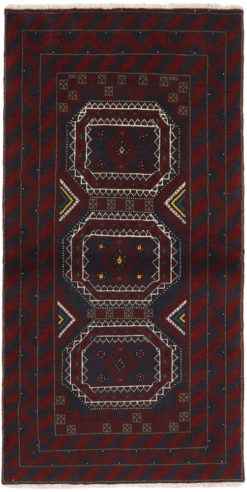 Tapis persan Baloutche 188x92 188x92, Tapis persan Noué à la main
