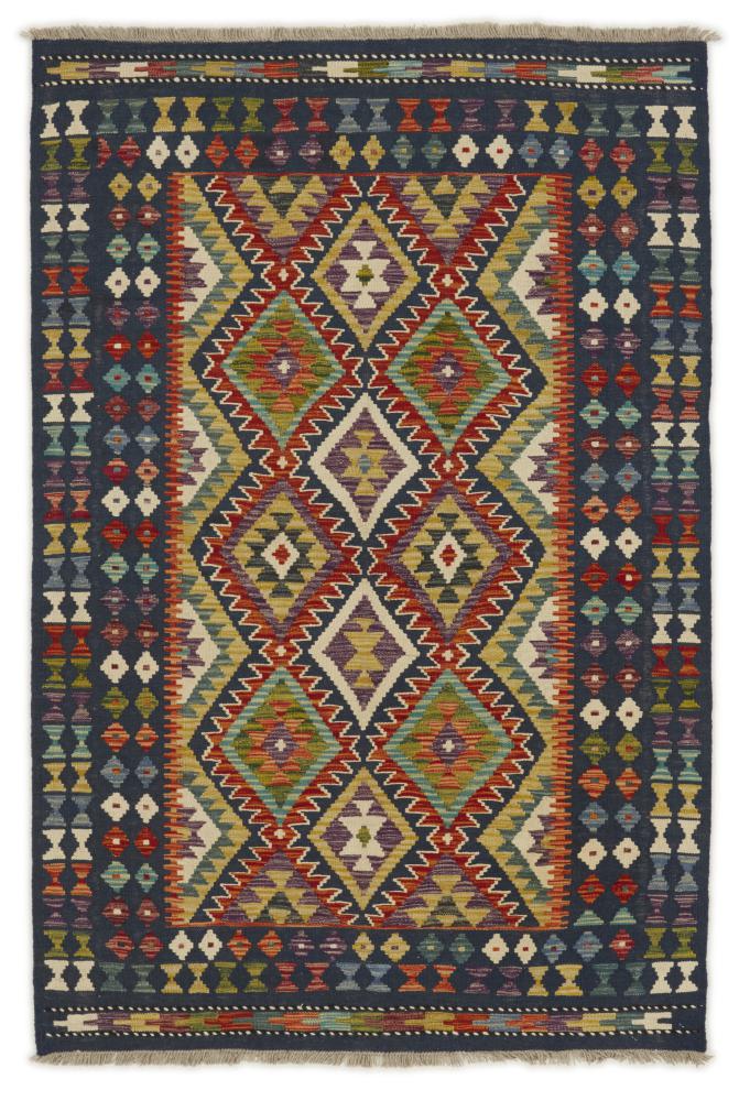 Afghansk tæppe Kelim Afghan 188x124 188x124, Persisk tæppe Håndvævet