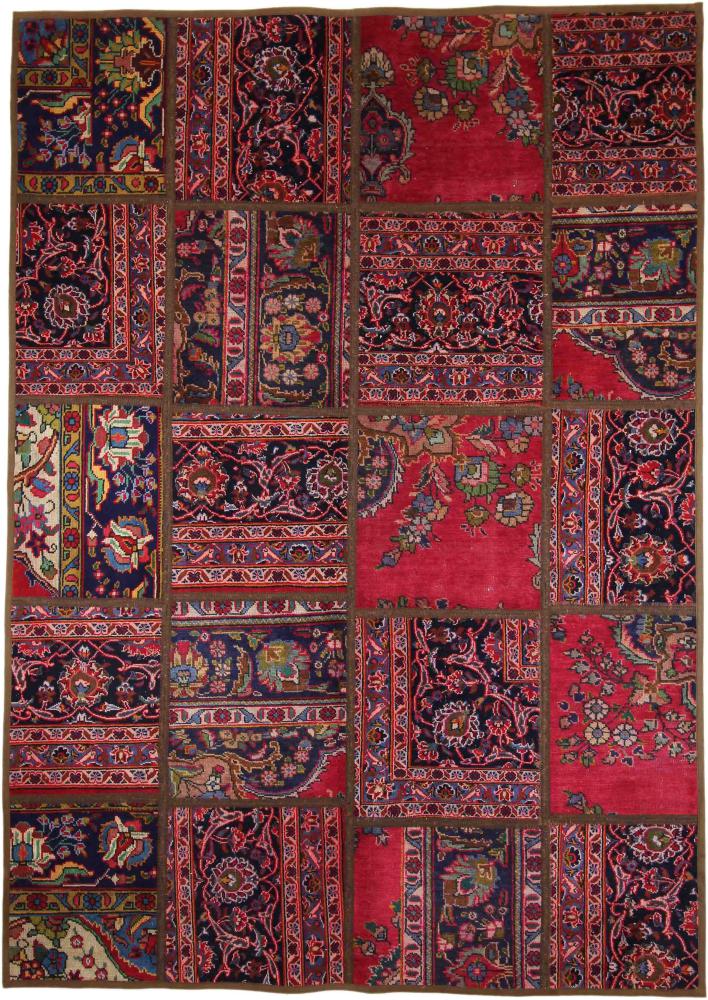Alfombra persa Patchwork 238x171 238x171, Alfombra persa Anudado a mano