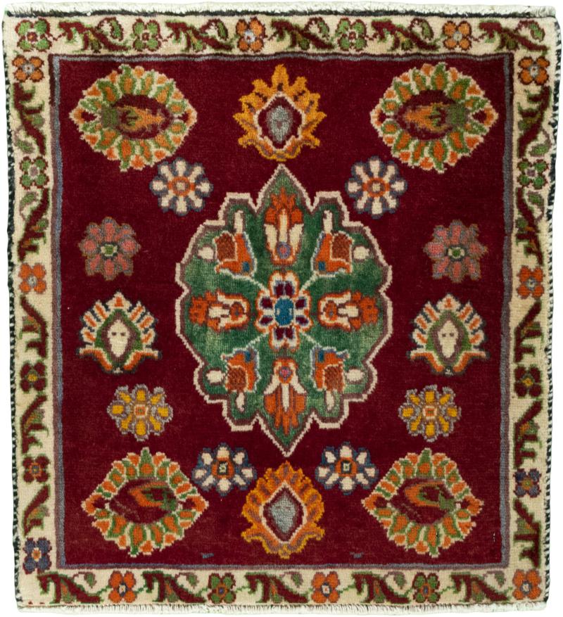 Persian Rug Shiraz 61x55 61x55, Persian Rug Knotted by hand