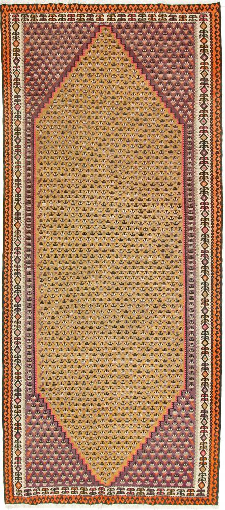 Tapete persa Kilim Fars Azerbaijan Antigo 326x142 326x142, Tapete persa Tecido à mão