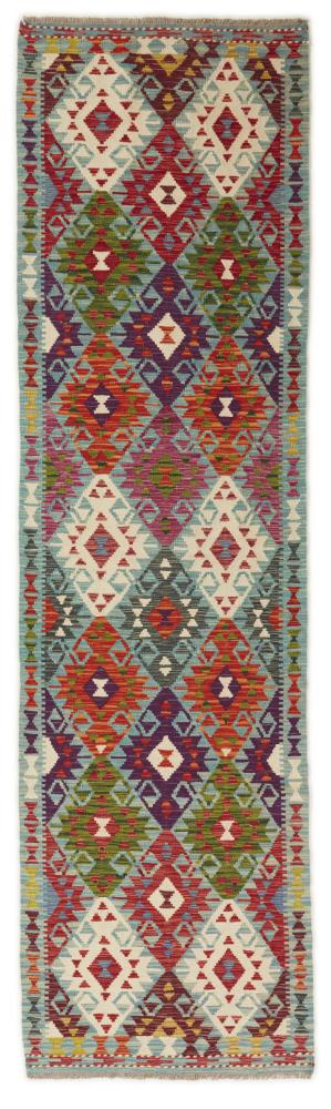 Afghansk tæppe Kelim Afghan 303x86 303x86, Persisk tæppe Håndvævet