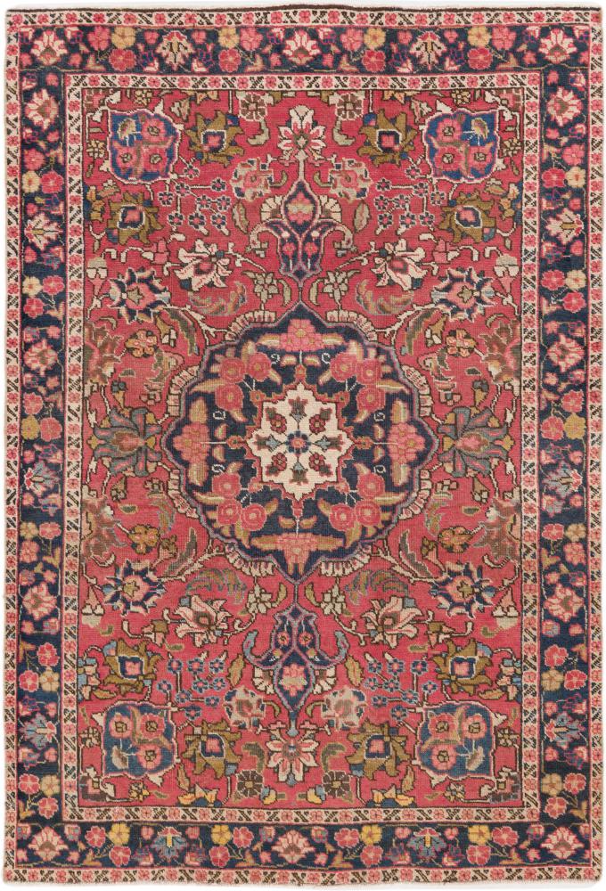 Persisk teppe Isfahan Khoy Gammel 185x128 185x128, Persisk teppe Knyttet for hånd