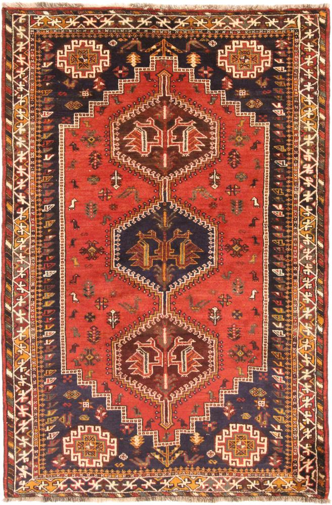 Tapete persa Shiraz 253x170 253x170, Tapete persa Atado à mão