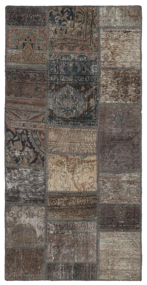 Persian Rug Patchwork 154x74 154x74, Persian Rug Knotted by hand