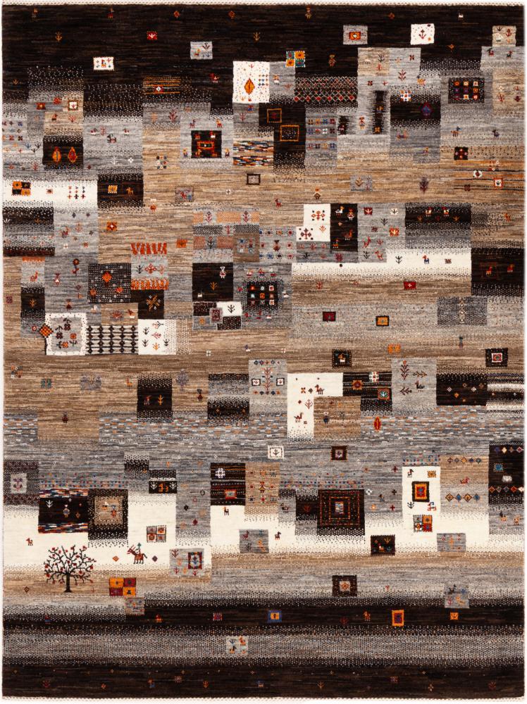 Persian Rug Persian Gabbeh Loribaft Nowbaft 203x152 203x152, Persian Rug Knotted by hand