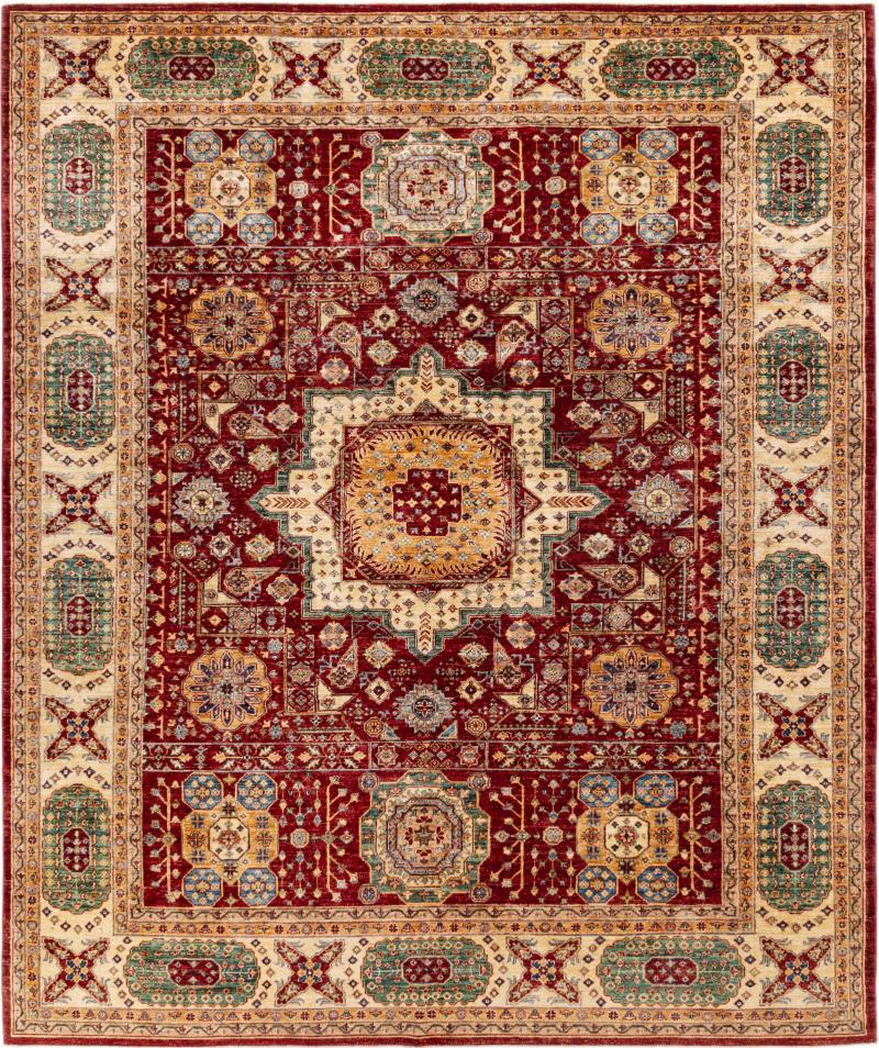Persisk teppe Mamluk 302x254 302x254, Persisk teppe Knyttet for hånd