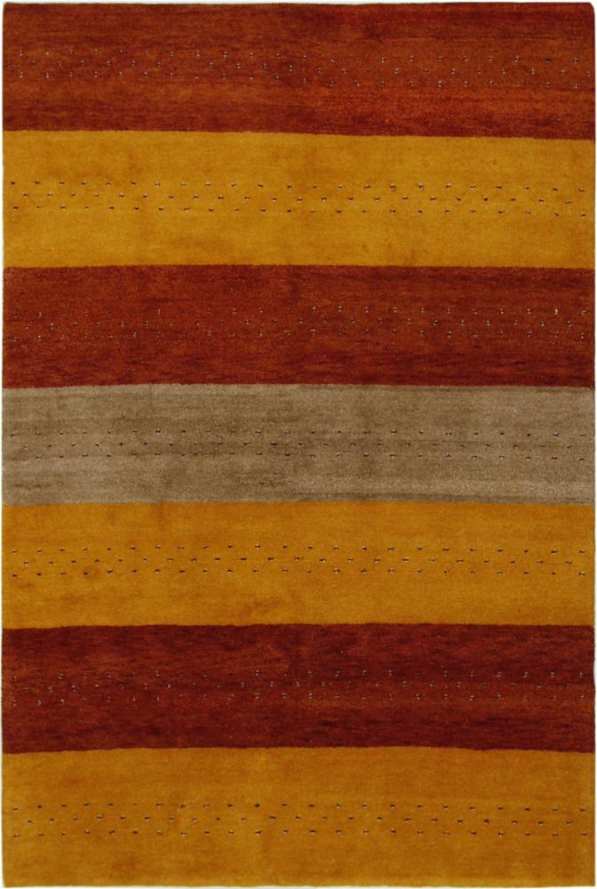 Indo rug Gabbeh 9'9"x6'5" 9'9"x6'5", Persian Rug Knotted by hand