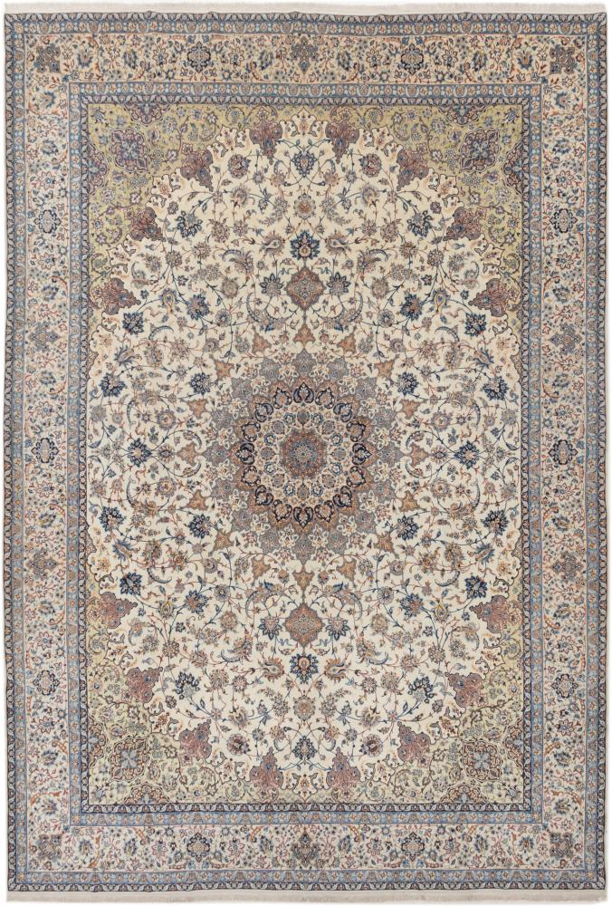 Tapis persan Ispahan Chaîne de Soie 430x304 430x304, Tapis persan Noué à la main