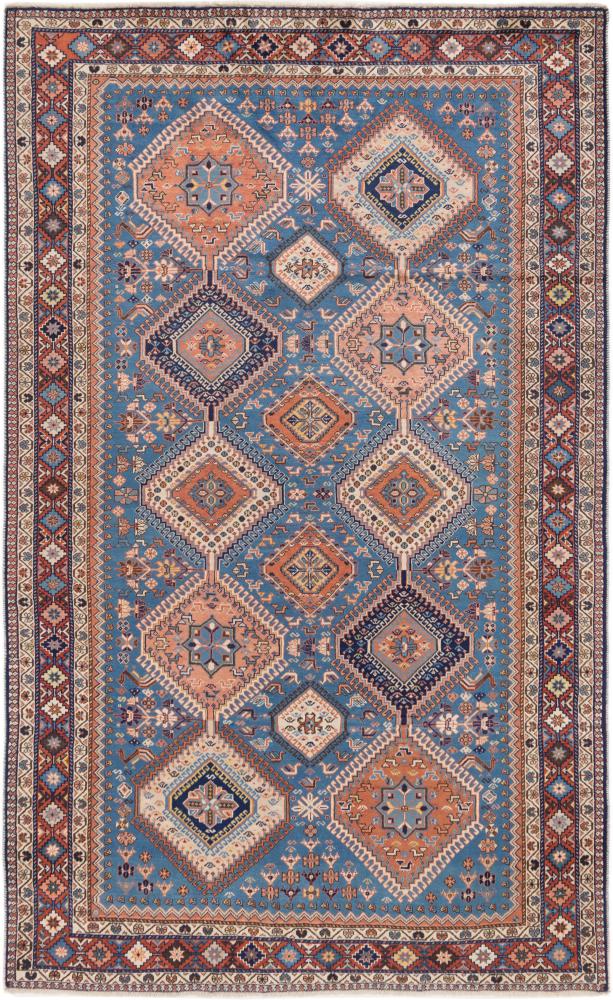 Persisk tæppe Yalameh 258x159 258x159, Persisk tæppe Knyttet i hånden