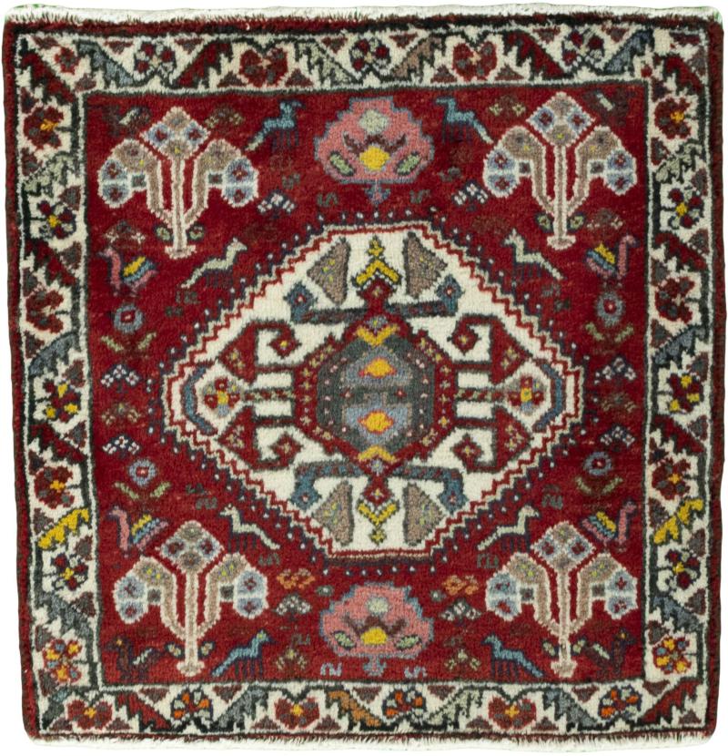 Tappeto persiano Shiraz 57x61 57x61, Tappeto persiano Annodato a mano