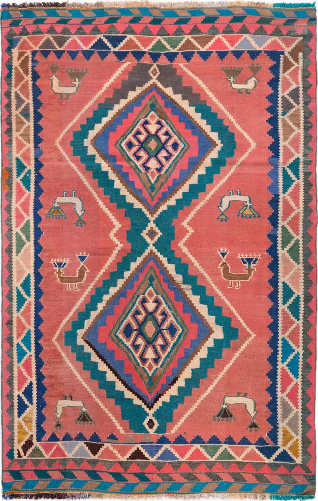 Tappeto persiano Kilim Fars Vecchio 240x155 240x155, Tappeto persiano Tessuto a mano