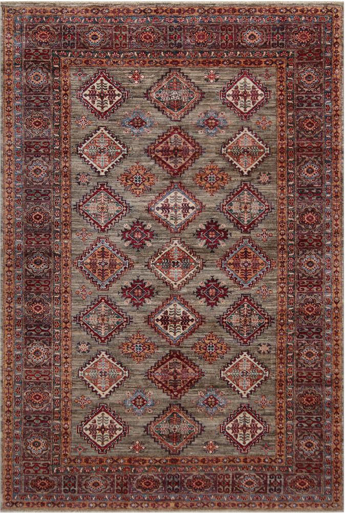 Afghaans tapijt Kazak Ghazni 255x172 255x172, Perzisch tapijt Handgeknoopte