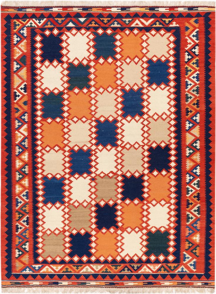 Persian rug Kilim Fars Ghashghai 249x191 249x191, Persian rug Handwoven