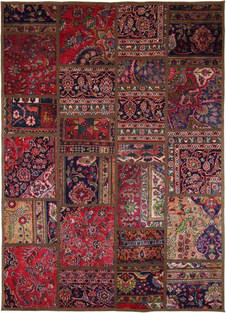 Persialainen matto Patchwork 238x169 238x169, Persialainen matto Solmittu käsin