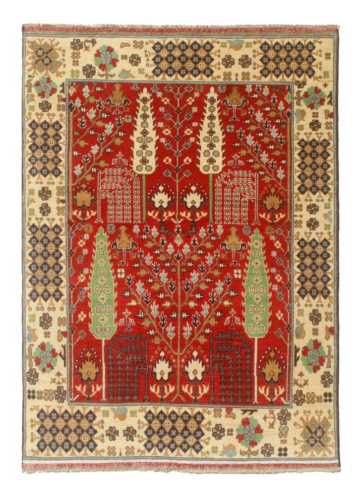 Tappeto Afgano Kazak Ghazni 186x143 186x143, Tappeto persiano Annodato a mano