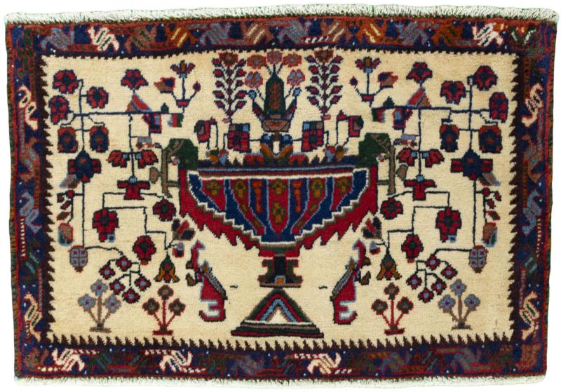 Tappeto persiano Shiraz 50x73 50x73, Tappeto persiano Annodato a mano