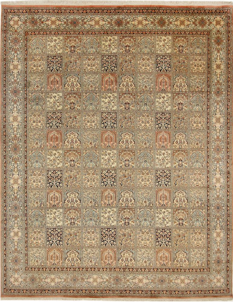Tappeto indiano Cachemire di Seta 309x246 309x246, Tappeto persiano Annodato a mano