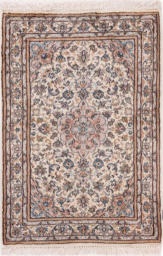 Alfombra india Cachemira de Seda 91x62 91x62, Alfombra persa Anudado a mano