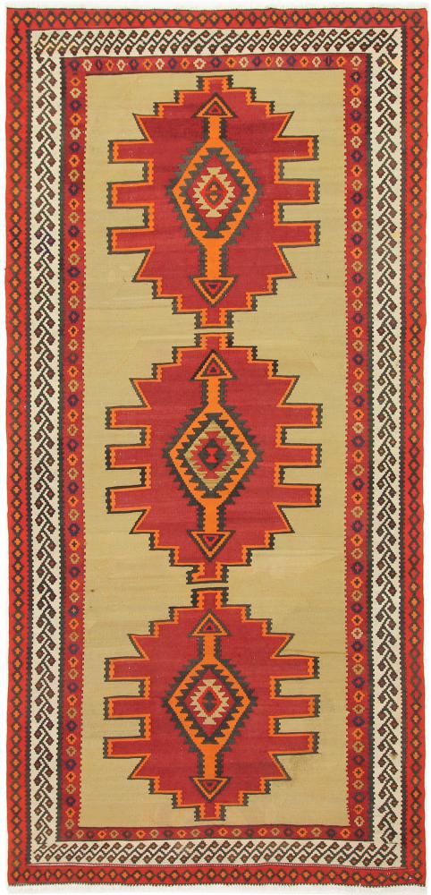 Tapete persa Kilim Fars Azerbaijan Antigo 313x151 313x151, Tapete persa Tecido à mão