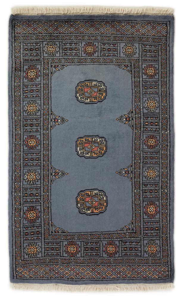 Pakistansk tæppe Pakistan Buchara 2ply 131x81 131x81, Persisk tæppe Håndknyttet