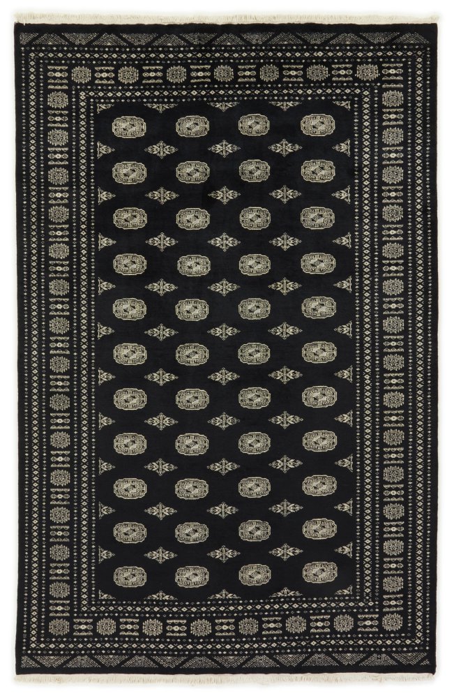 Pakistani rug Pakistan Buchara 2ply 10'1"x6'6" 10'1"x6'6", Persian rug Hand-knotted