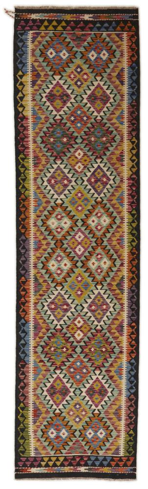 Afghansk tæppe Kelim Afghan 301x81 301x81, Persisk tæppe Håndvævet