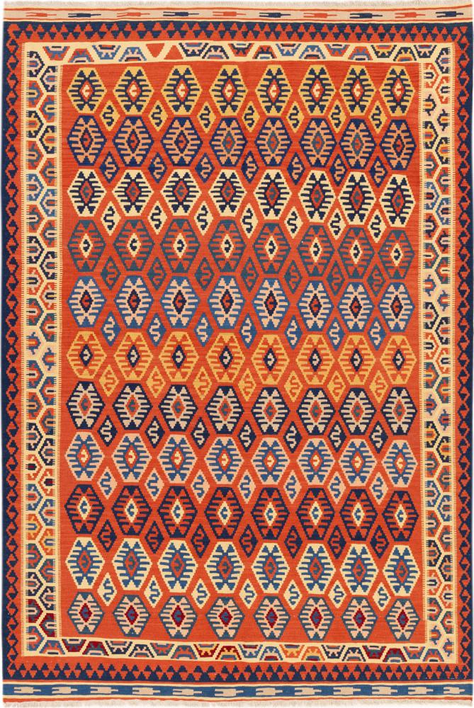 Persialainen matto Kelim Fars Ghashghai 251x171 251x171, Persialainen matto Käsinkudottu