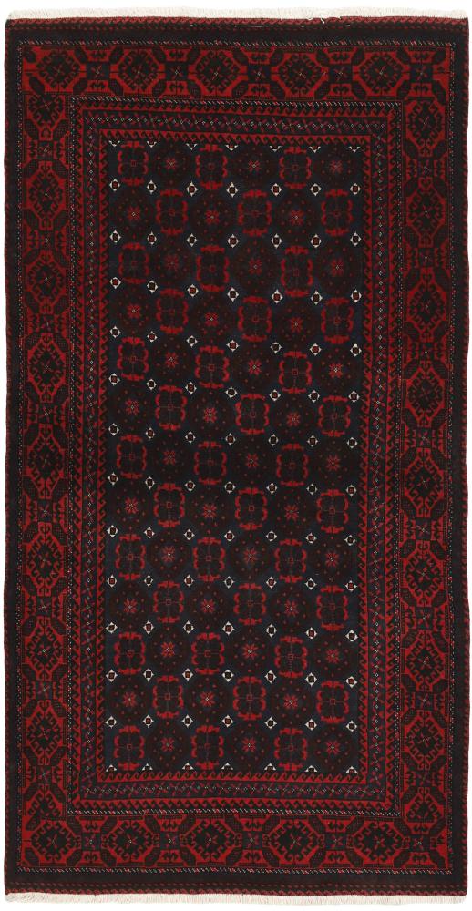 Tappeto persiano Beluch 216x114 216x114, Tappeto persiano Annodato a mano