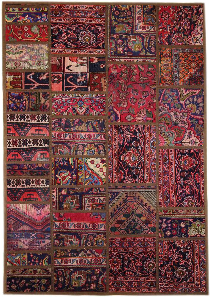Alfombra persa Patchwork 237x171 237x171, Alfombra persa Anudado a mano