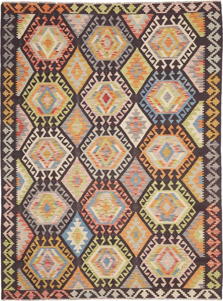 Afghaans tapijt Kilim Afghan 230x175 230x175, Perzisch tapijt Handgeweven