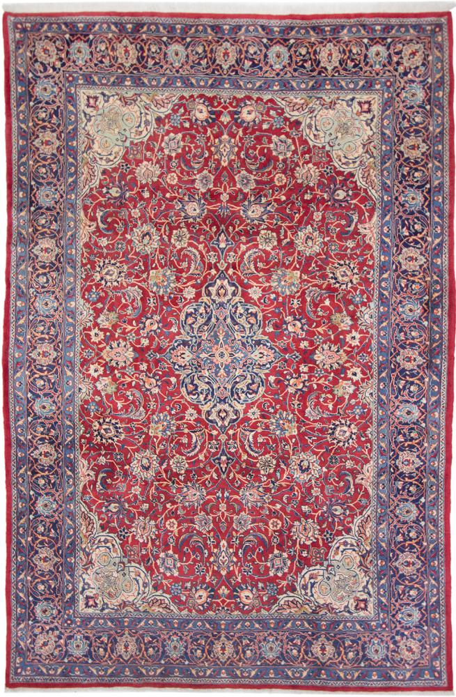 Alfombra persa Sarough Semi Antiguo 329x221 329x221, Alfombra persa Anudado a mano