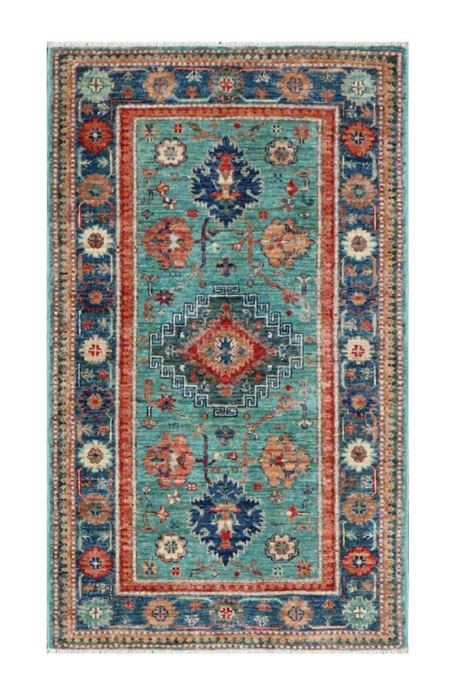 Afghansk tæppe Kazak Ghazni 130x81 130x81, Persisk tæppe Knyttet i hånden