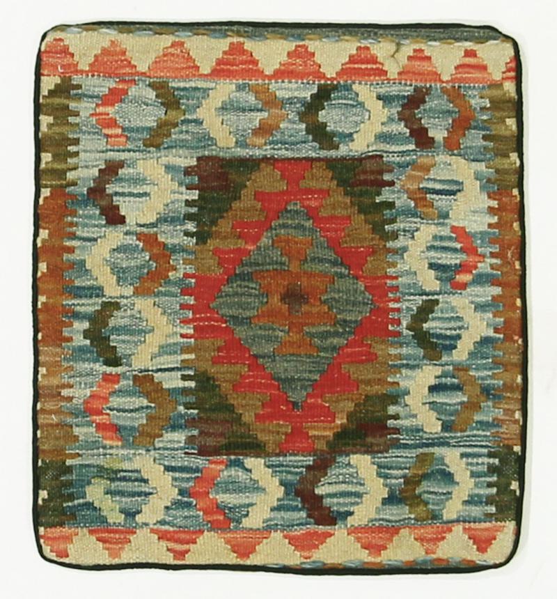 Afghaans tapijt Kilim Kissen 45x40 45x40, Perzisch tapijt Handgeknoopte