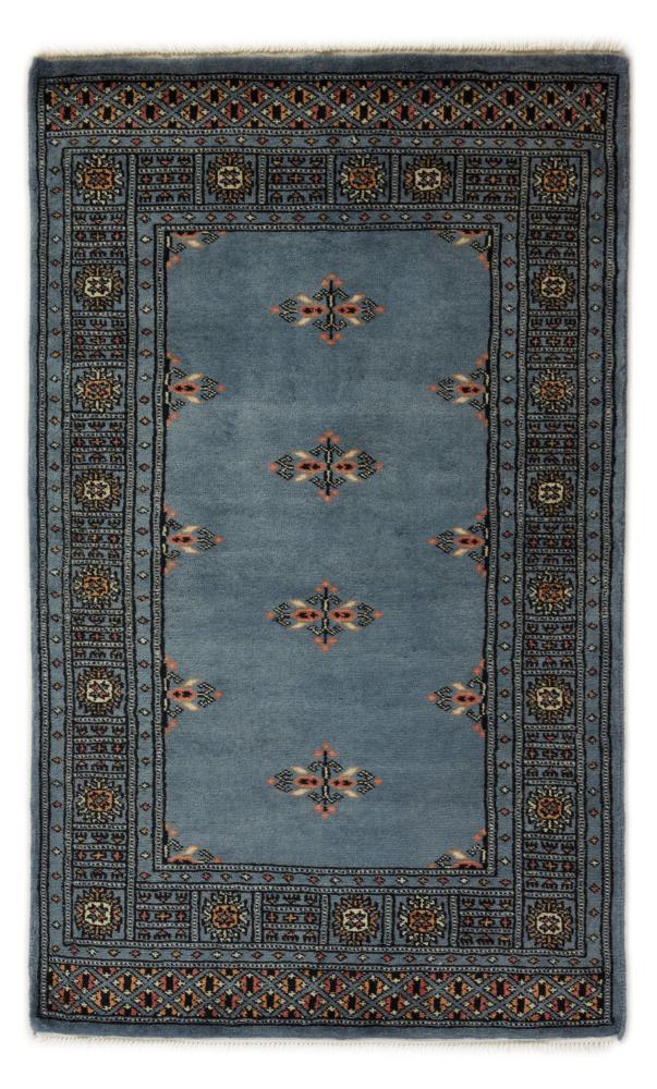Pakistanischer Teppich Pakistan Buchara 2ply 127x78 127x78, Perserteppich Handgeknüpft