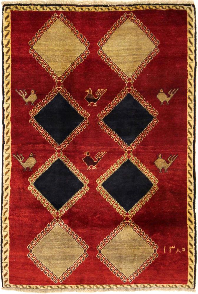 Persisk tæppe Shiraz 154x108 154x108, Persisk tæppe Knyttet i hånden