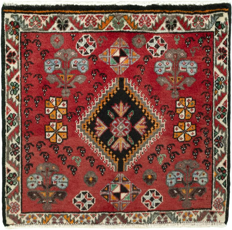 Persian Rug Shiraz 56x59 56x59, Persian Rug Knotted by hand