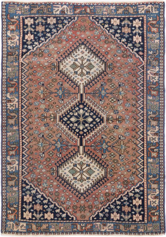 Persisk tæppe Yalameh Gamle 151x106 151x106, Persisk tæppe Knyttet i hånden