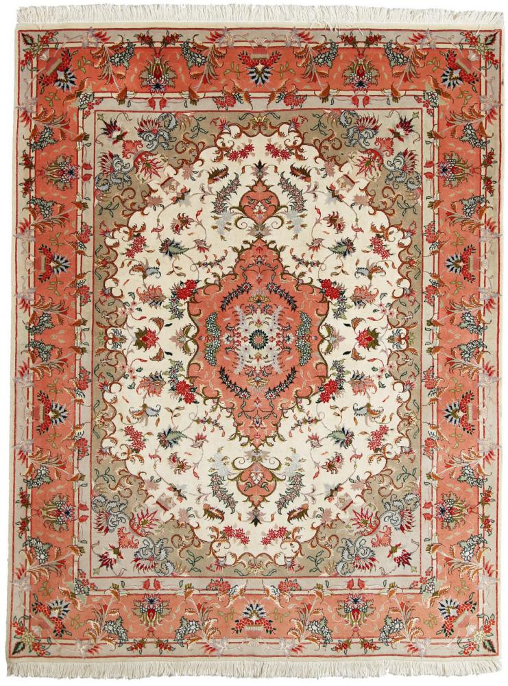 Περσικό χαλί Tabriz 50Raj 206x154 206x154, Περσικό χαλί Οι κόμποι έγιναν με το χέρι