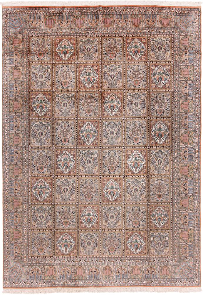 Tappeto indiano Cachemire di Seta 340x237 340x237, Tappeto persiano Annodato a mano