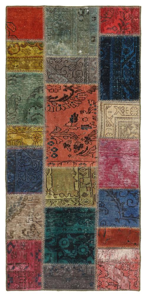 Persian Rug Patchwork 157x77 157x77, Persian Rug Knotted by hand