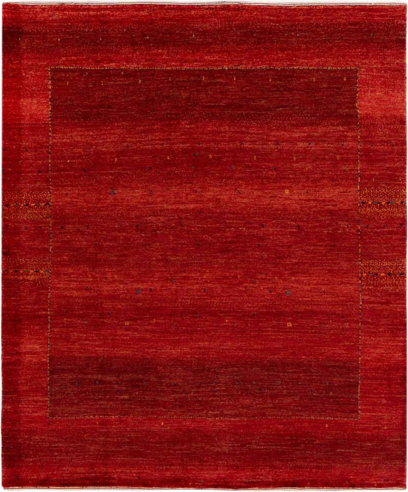 Persian rug Persian Gabbeh Loribaft Essence 6'1"x5'2" 6'1"x5'2", Persian rug Hand-knotted