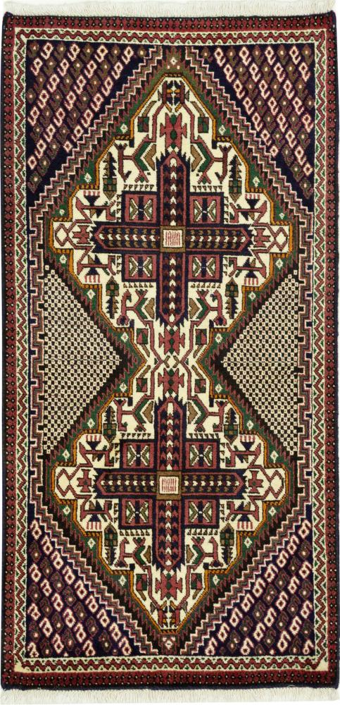 Persian Rug Afshar 130x65 130x65, Persian Rug Knotted by hand