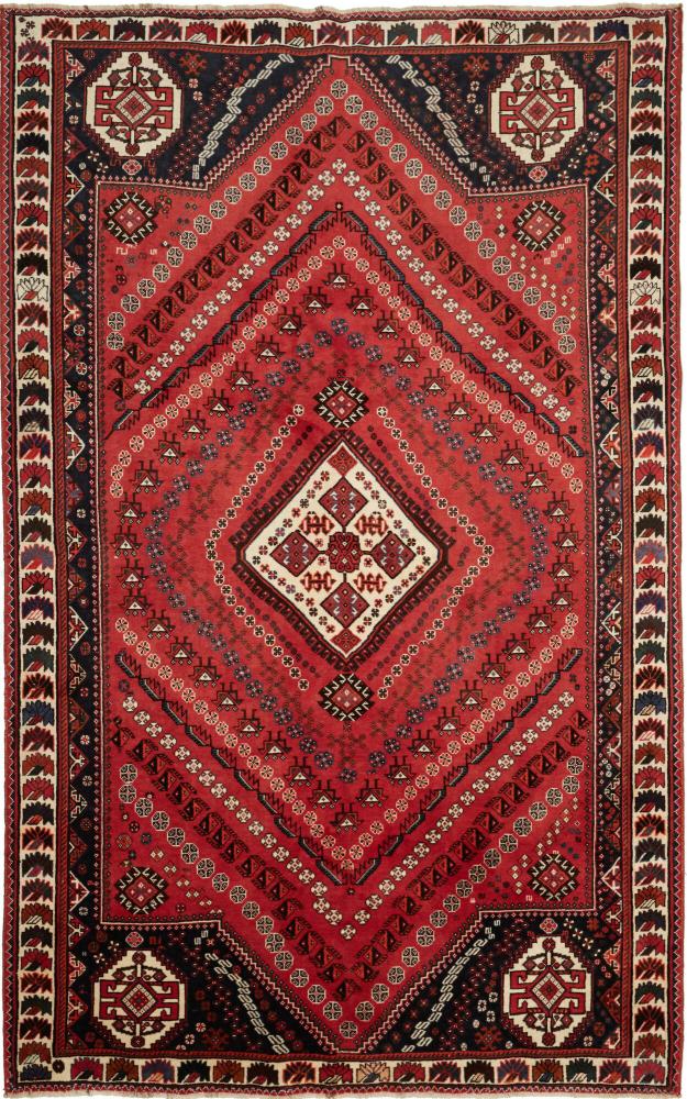 Persian Rug Shiraz 281x178 281x178, Persian Rug Knotted by hand