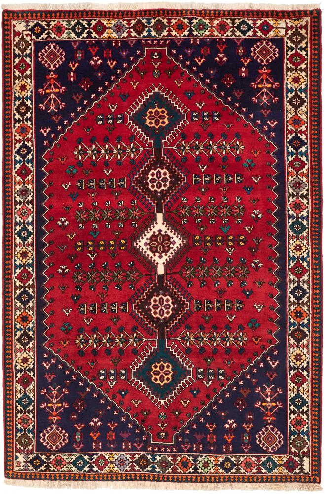Persian Rug Shiraz 7'9"x5'3" 7'9"x5'3", Persian Rug Knotted by hand