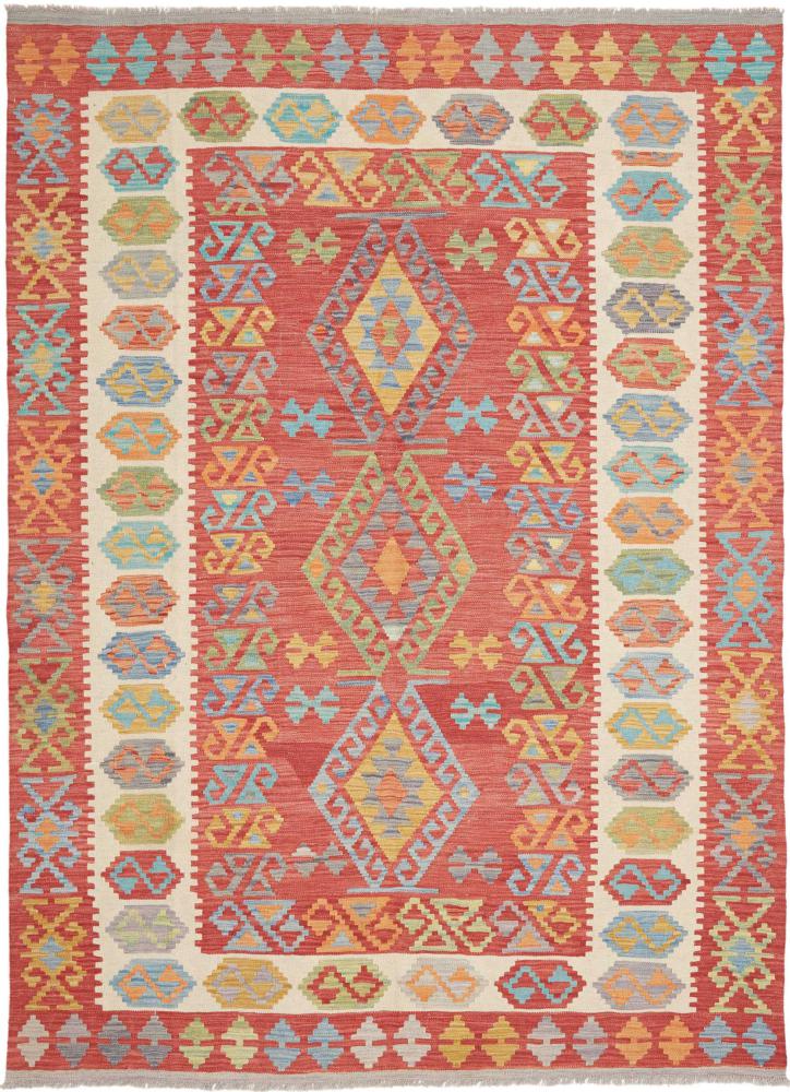 Tapis afghan Kilim Afghan 244x177 244x177, Tapis persan Tissé à la main