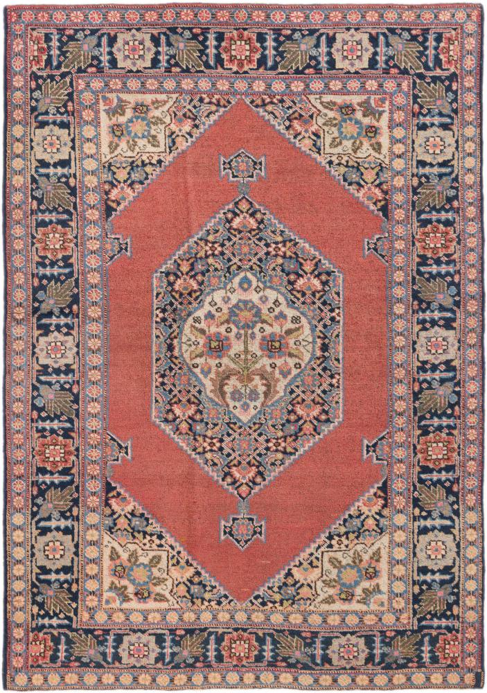 Περσικό χαλί Ισφαχάν Khoy παλαιός 190x131 190x131, Περσικό χαλί Οι κόμποι έγιναν με το χέρι