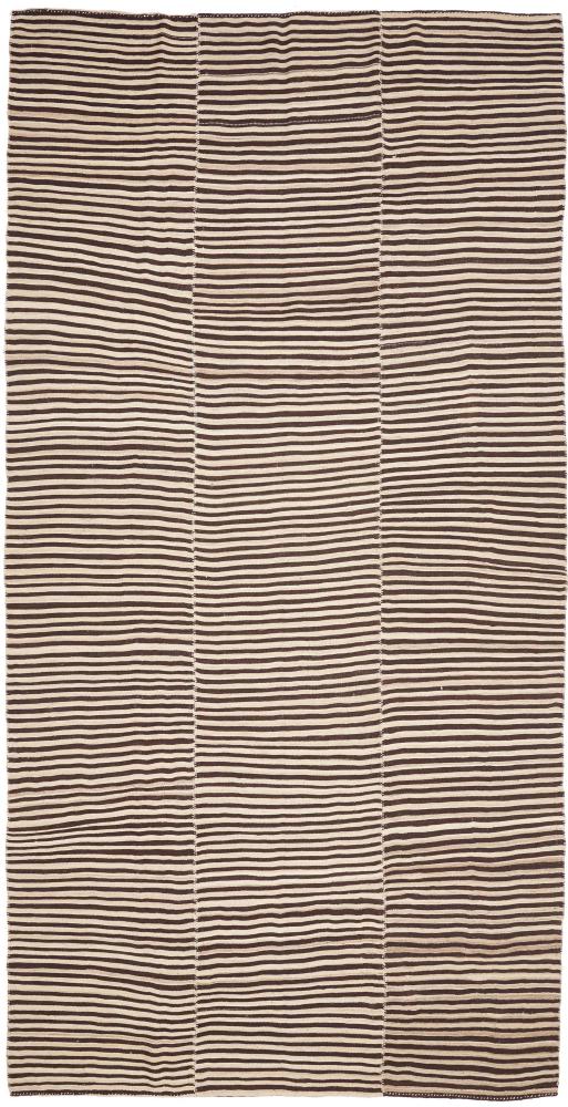 Persian Rug Kilim Fars Mazandaran Antique 13'5"x6'10" 13'5"x6'10", Persian Rug Woven by hand