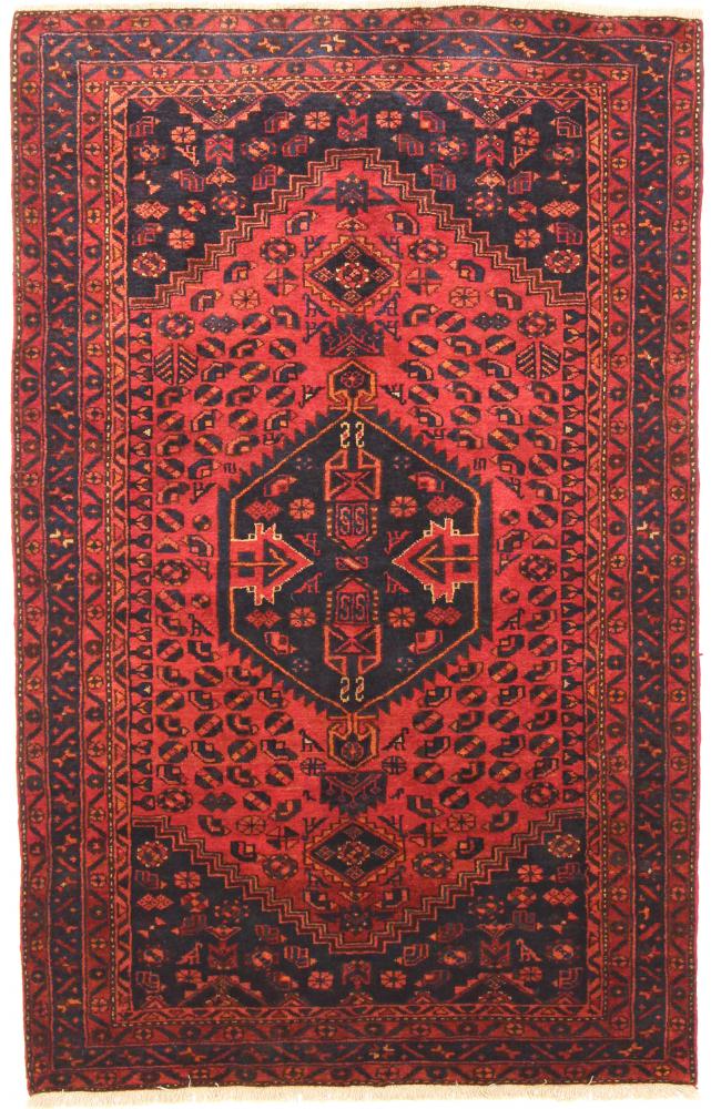 Persisk tæppe Zanjan 206x129 206x129, Persisk tæppe Knyttet i hånden